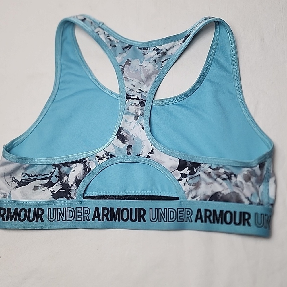 Under Armour Teal and Black Athletic Set Sports Bra Leggings XS - Picture 3 of 10